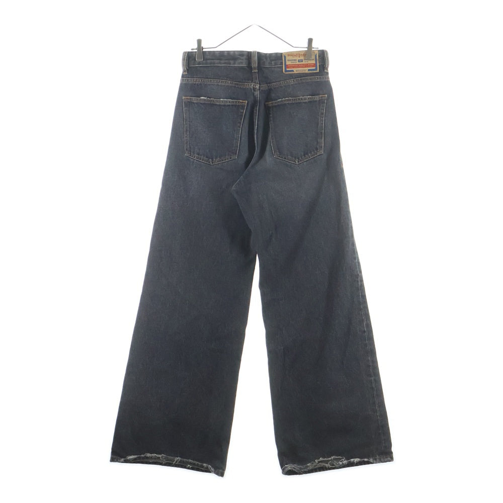 DIESEL(ディーゼル) d-rise ダメージデニムパンツ ブラック A06371