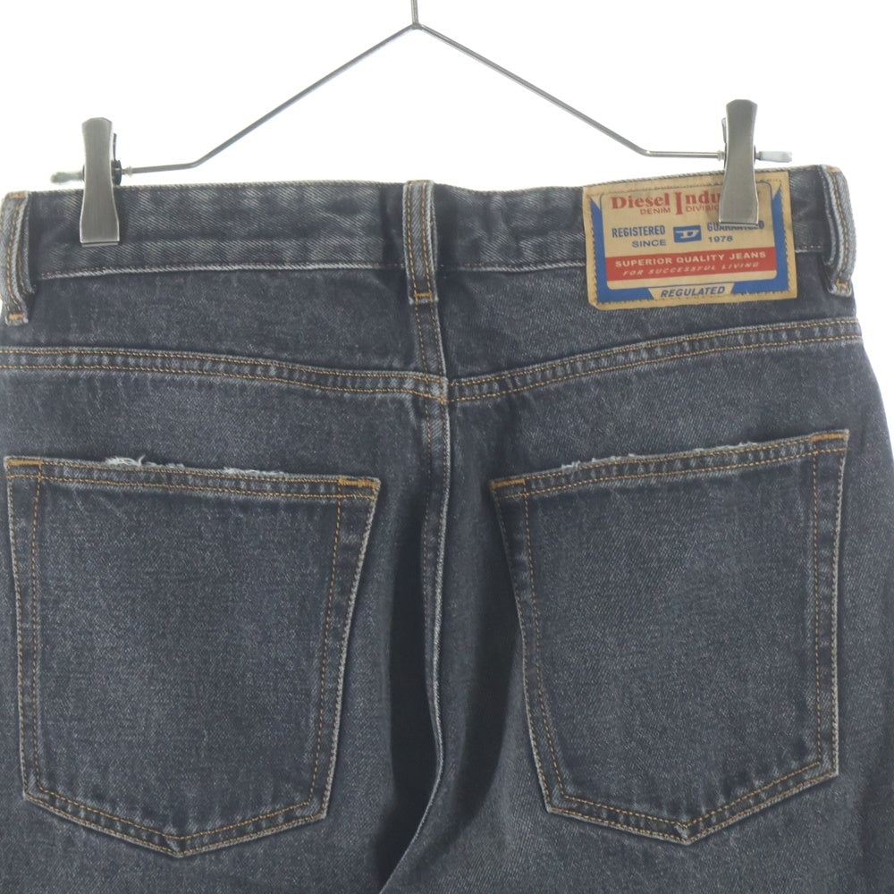 DIESEL(ディーゼル) d-rise ダメージデニムパンツ ブラック A06371