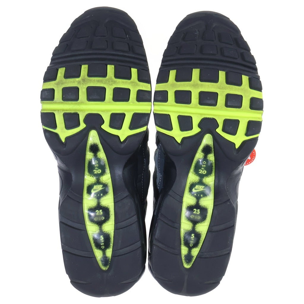 NIKE(ナイキ) AIR MAX 95 OG エアマックス イエローグラデ ローカットスニーカー グレー/イエロー US9.5/27.5cm CT1689-001