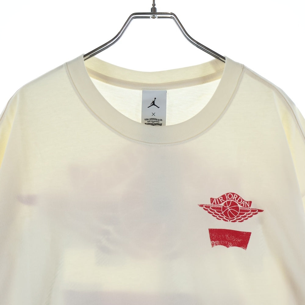 NIKE(ナイキ) × JORDAN BRAND Levis L/S T-Shirt WHITE ジョーダン ブランド リーバイス ロングスリーブ Tシャツ ホワイト IM6730-110
