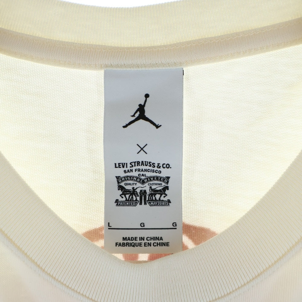NIKE(ナイキ) × JORDAN BRAND Levis L/S T-Shirt WHITE ジョーダン ブランド リーバイス ロングスリーブ Tシャツ ホワイト IM6730-110