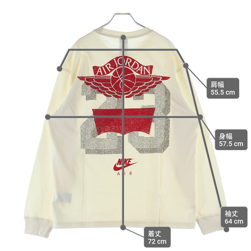 NIKE(ナイキ) × JORDAN BRAND Levis L/S T-Shirt WHITE ジョーダン ブランド リーバイス ロングスリーブ Tシャツ ホワイト IM6730-110