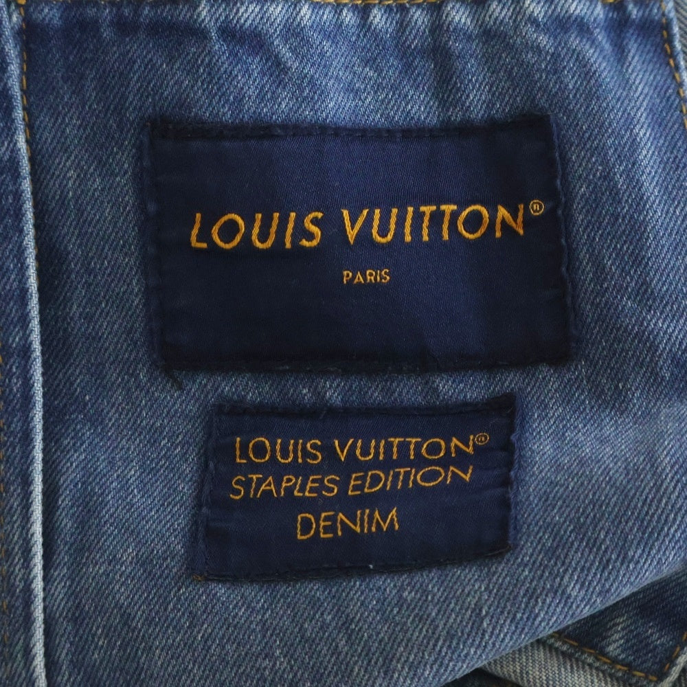 LOUIS VUITTON(ルイヴィトン) 25SS ワークウェアLVデニムジャケット インディゴ RM251M PCP HTA50W