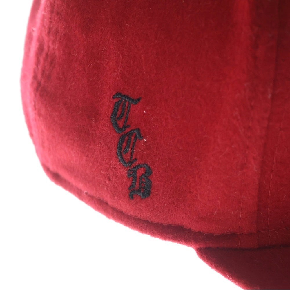 SUPREME(シュプリーム) 11AW × Loro Piana × NEW ERA BOXLOGO WOOL CAP ×ロロピアーナ×ニューエラ ボックスロゴ ウール キャップ 帽子 レッド