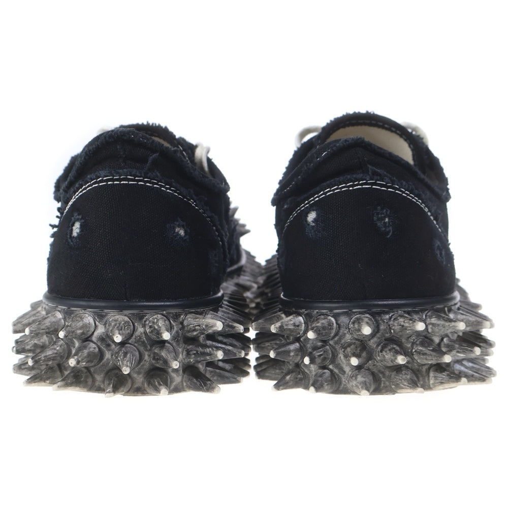 doublet(ダブレット) 26SS DIRTY SPIKE TOE CAP CANVAS SNEAKER ダーティー スパイク トゥ キャップ キャンバス スニーカー 26SS76FT67