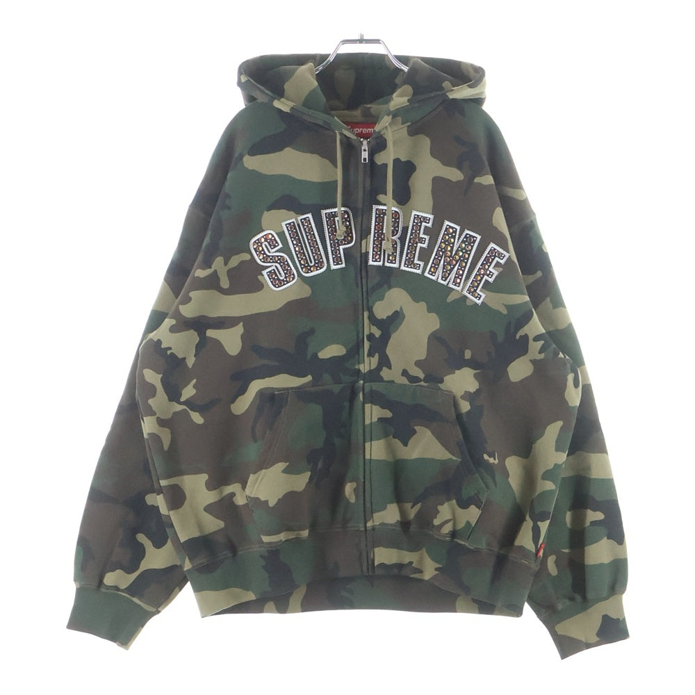 SUPREME(シュプリーム) 25SS ×b.b. Simon Zip Up Hooded Sweatshirt ×ビービーサイモン ジップアップフーデッドスウェットシャツ カーキ