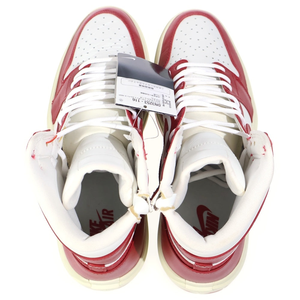 NIKE(ナイキ) WMNS Air Jordan 1 High Elevate Varsity Red and Summit White ウィメンズ エアジョーダン1 ハイ エレベート ハイカットスニーカー US12/29cm DN3253-116 レディース