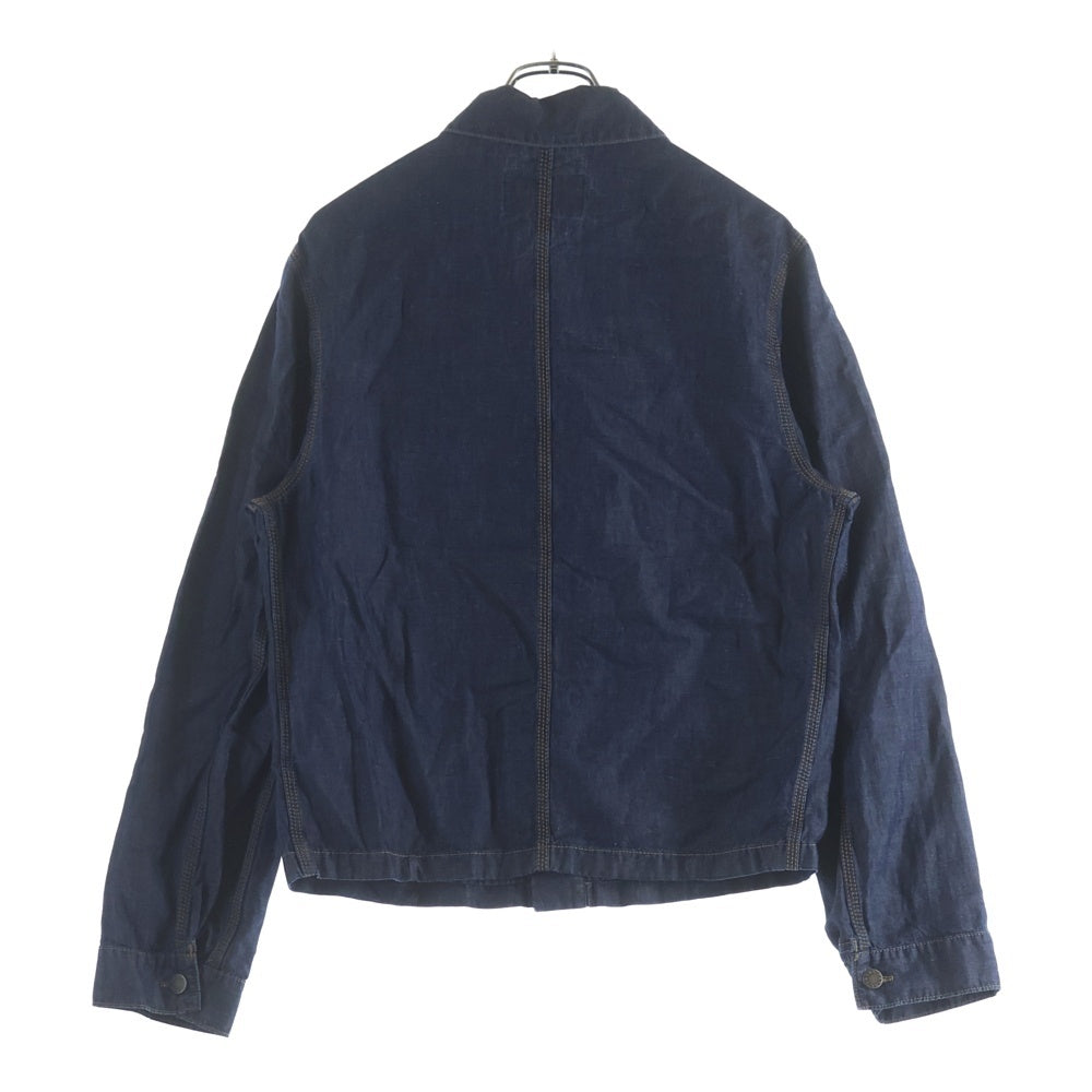 PRADA(プラダ) Triangle Logo Chambray Shirt トライアングルロゴ シャンブレー長袖シャツ ブルー GEB254