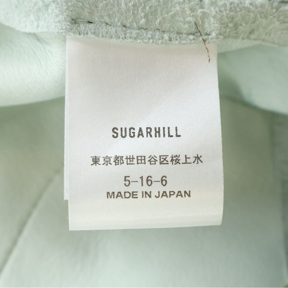SUGARHILL(シュガーヒル) 22SS TIE-DYE LEATHER WESTERN SHIRT タイダイ レザー ウエスタン シャツ グリーン 22SSLA02