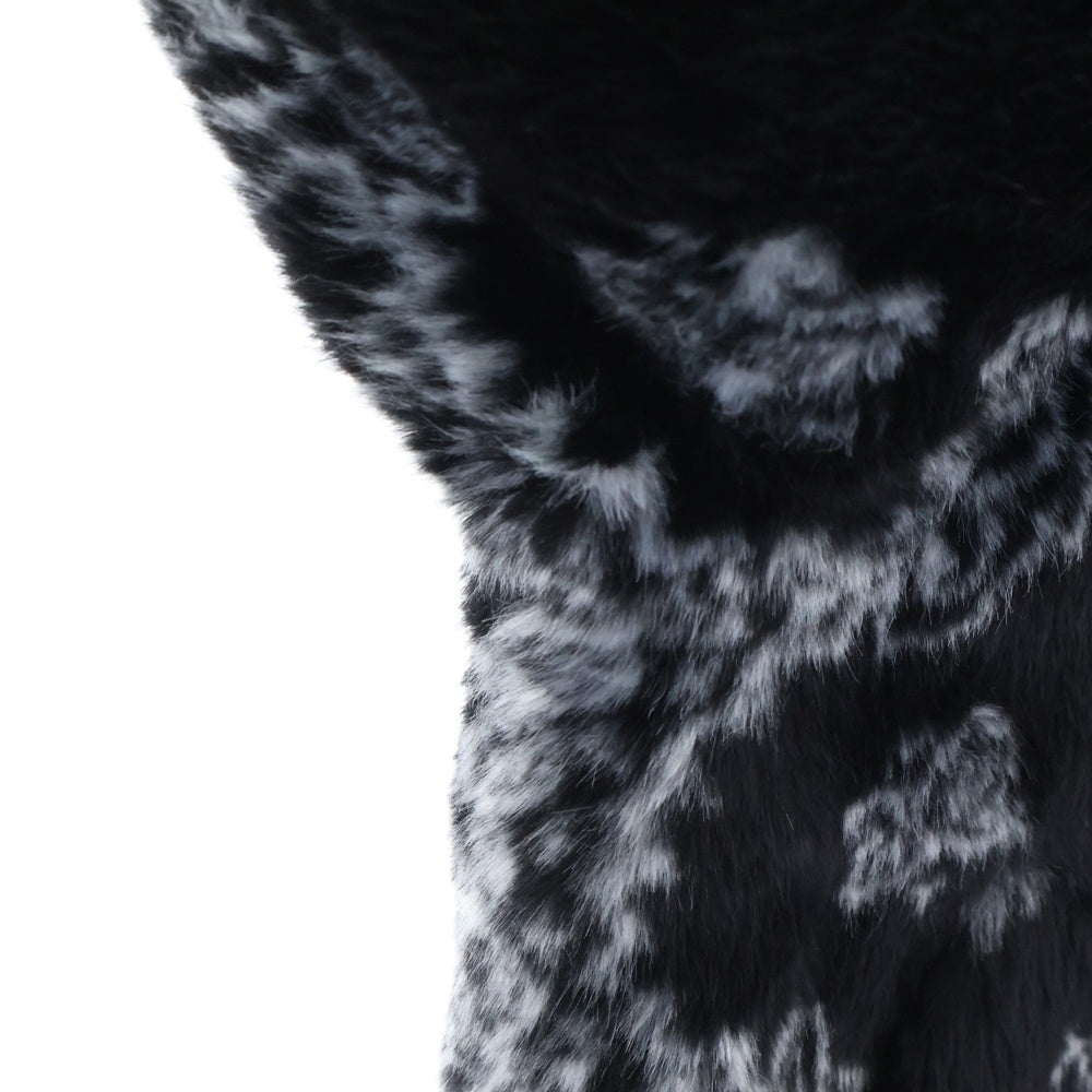 SUPREME(シュプリーム) 21AW Bandana Faux Fur Bomber Jacket バンダナ柄 ジップアップ ボンバージャケット ブラック