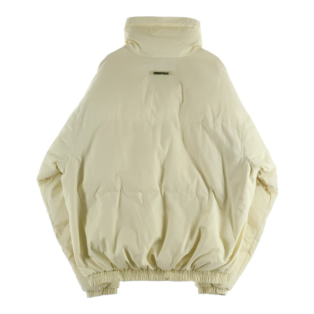FEAR OF GOD ESSENTIALS(フィアオブゴッド エッセンシャルズ) Zip up puffer jacket ジップアップ スタンドネック パファージャケット イエロー