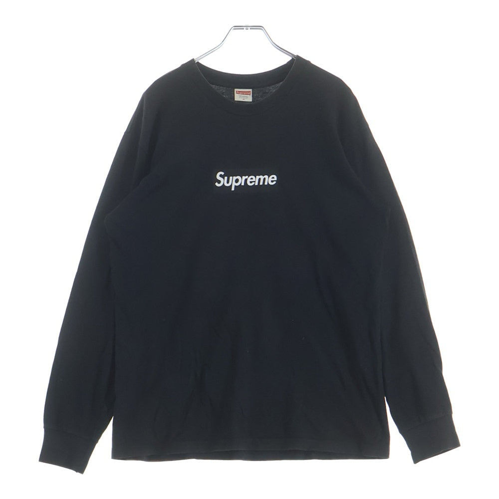 SUPREME(シュプリーム) 20AW Box Logo L/S Tee ボックスロゴ プリント クルーネック 長袖Tシャツ カットソーブラック