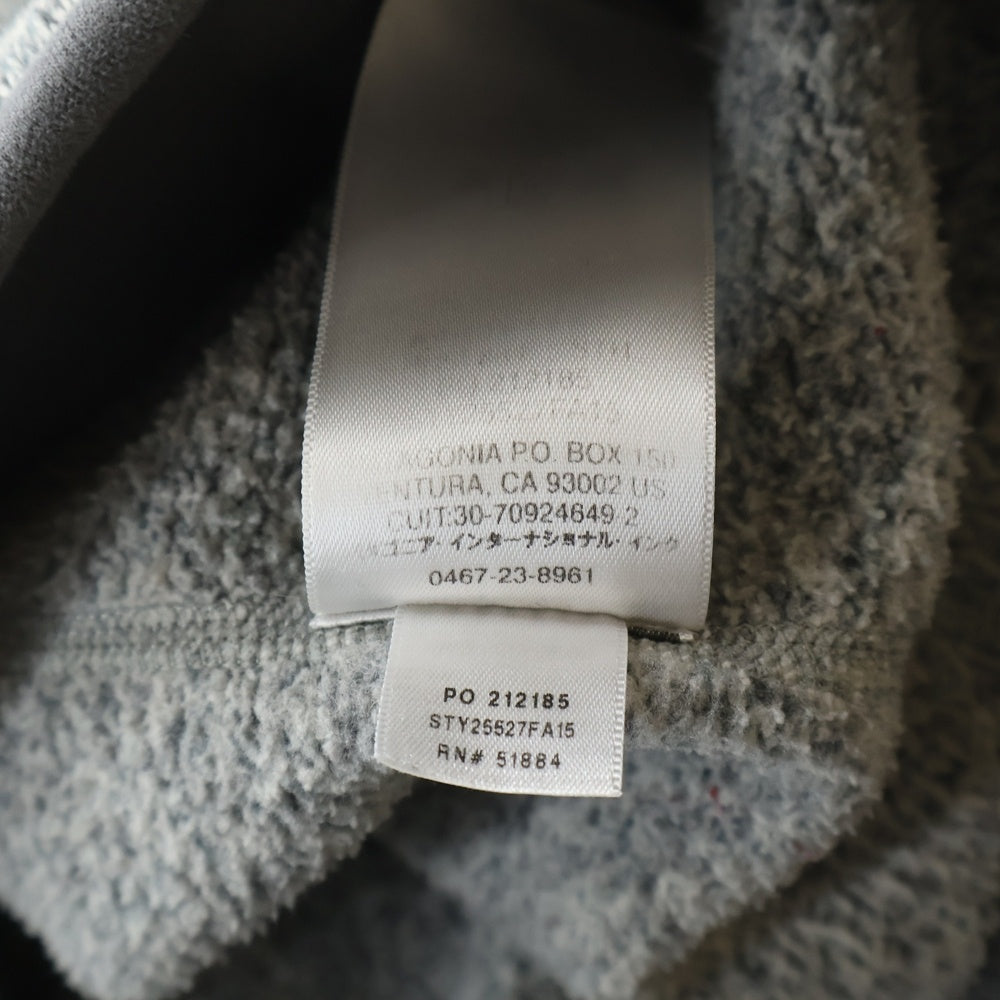 PATAGONIA(パタゴニア) Better Sweater Jacket ハーフジップ ベターセータージャケット グレー STY25527FA15
