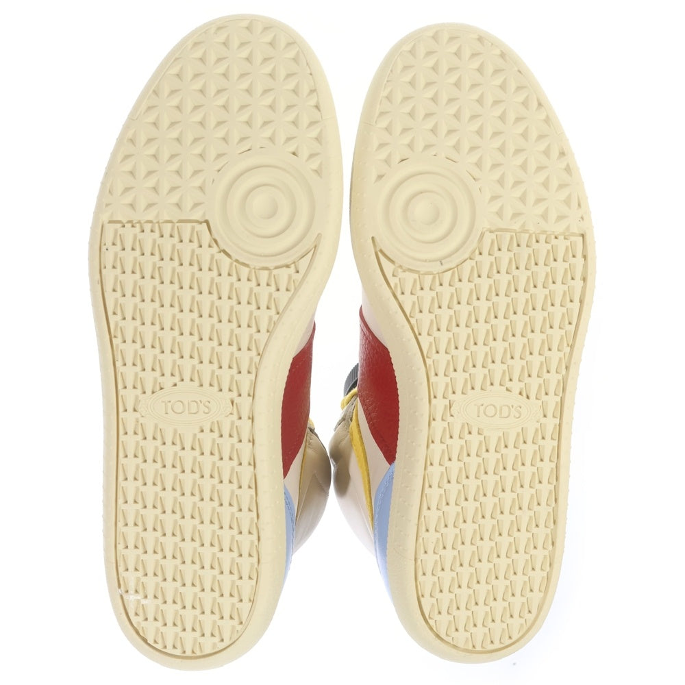 TOD'S(トッズ) CASSETTA LEGG 68C POLACCO カセッタ レザーハイカット レザー スニーカー アイボリー XXW68C0ES60QLPHHXA