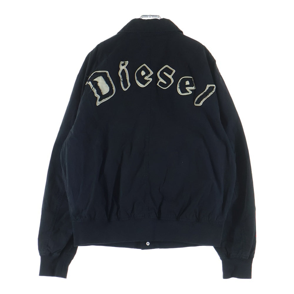 DIESEL(ディーゼル) LAKER WOW JACKET ボタンアップコットンブルゾンジャケット ブラック A17447