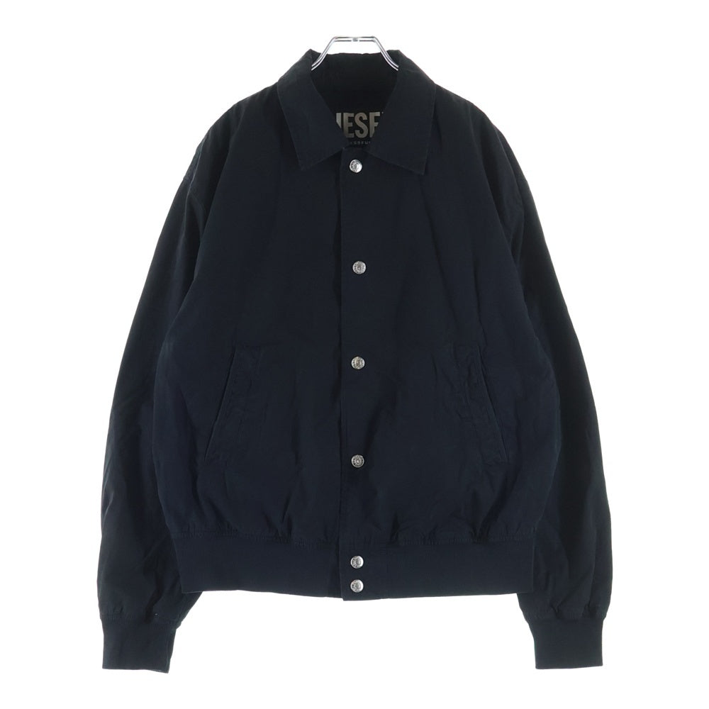 DIESEL(ディーゼル) LAKER WOW JACKET ボタンアップコットンブルゾンジャケット ブラック A17447