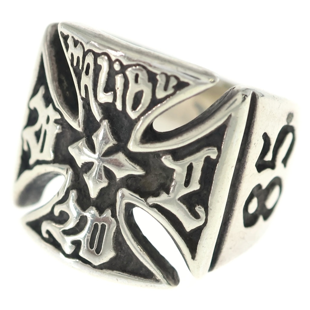 Bill Wall Leather/BWL(ビルウォールレザー) MARIBU CROSS RING SV マリブクロスリング アイアンクロス リング シルバー