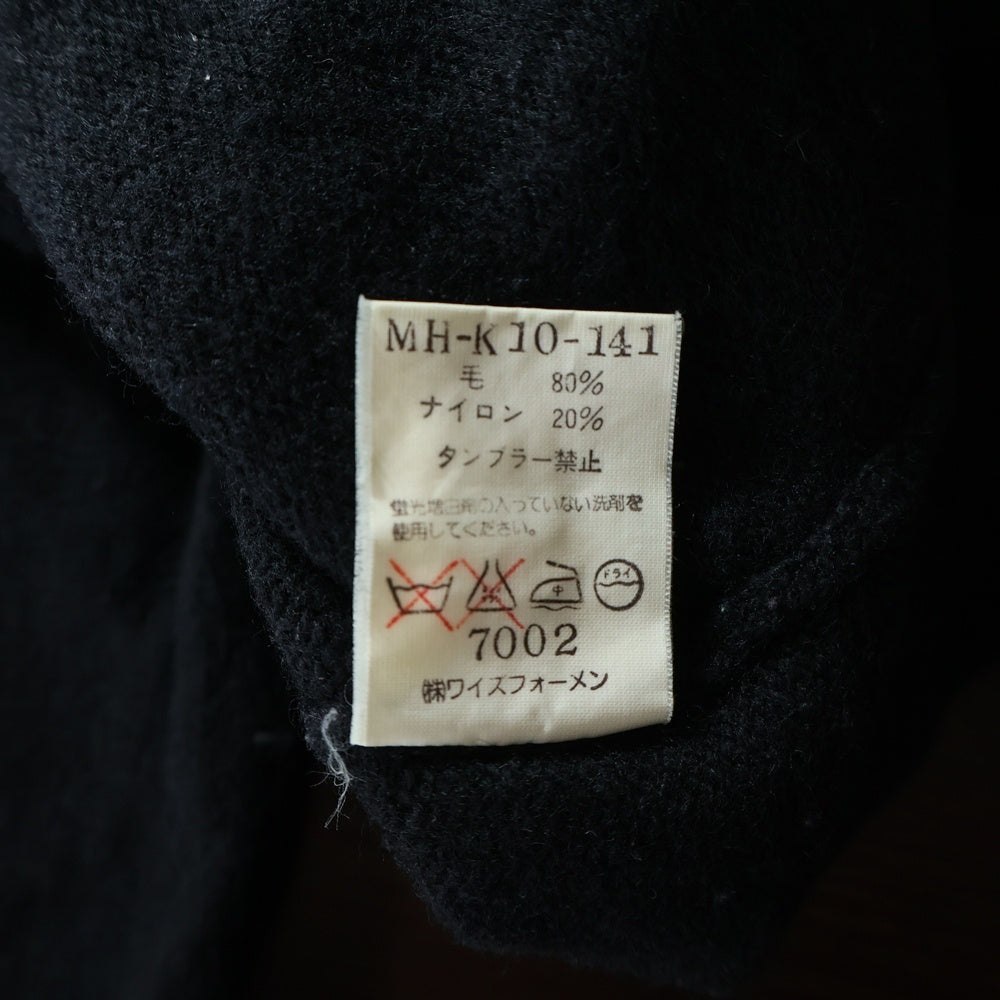 Y's for men(ワイズフォーメン) 90S ハンドステッチ クルーネック ニット セーター ブラック MH-K10-141