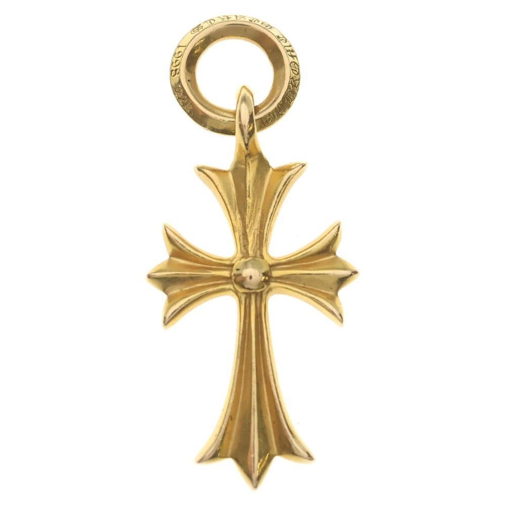 CHROME HEARTS(クロムハーツ) 22K TINY CH CROSS タイニーCHクロス ペンダントトップ ゴールド BCA051