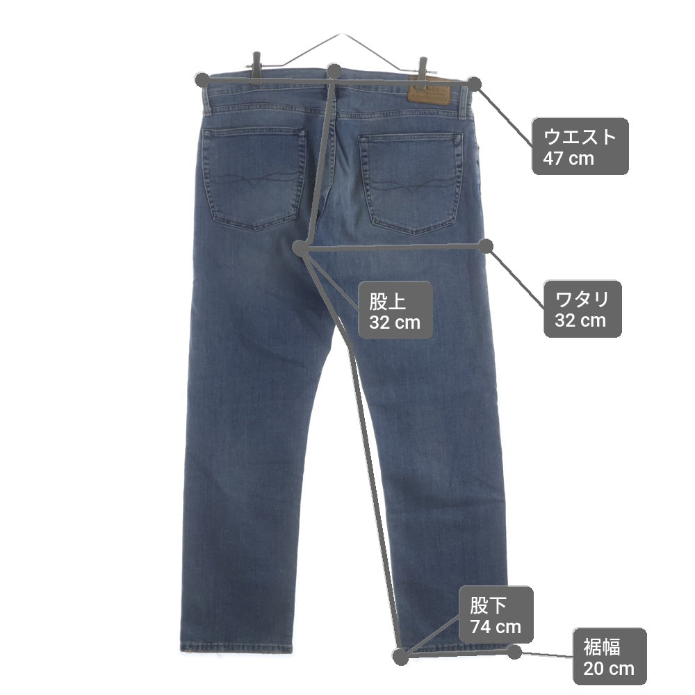 POLO RALPH LAUREN(ポロラルフローレン) ストレート デニム パンツ インディゴ