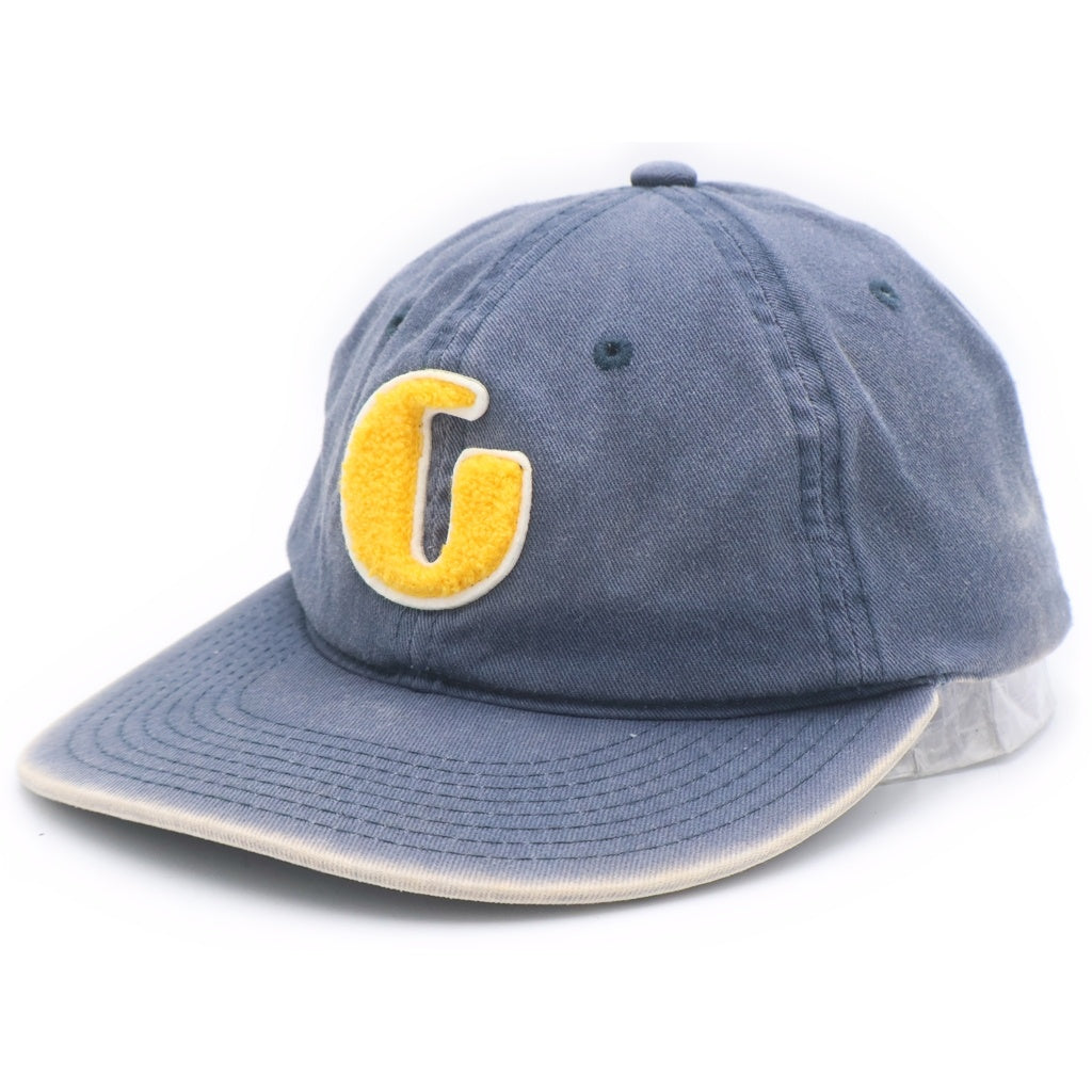 GALLERY DEPT.(ギャラリーデプト) Ol G Cap ロゴパッチデザイン シックスパネルキャップ 帽子 ネイビー