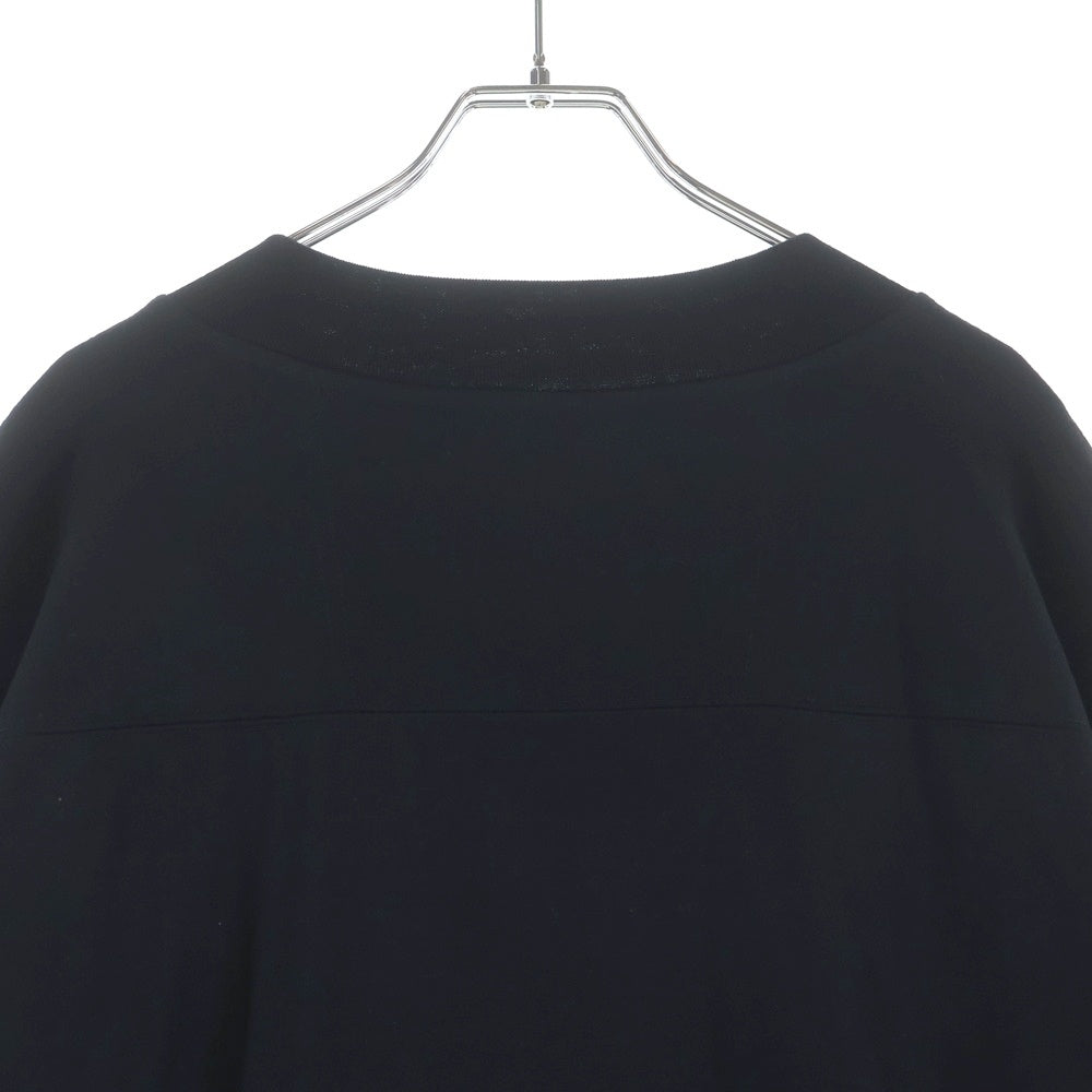 White Mountaineering(ホワイトマウンテニアリング) 24AW HOCKEY SHIRTS アーム ボーダー ウール カットソー ブラック WM2473521