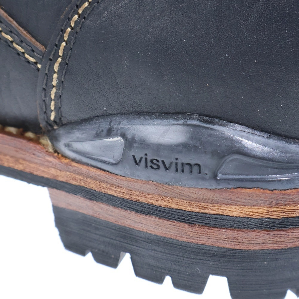 VISVIM(ヴィスヴィム) レザー ロガー ブーツ ブラック