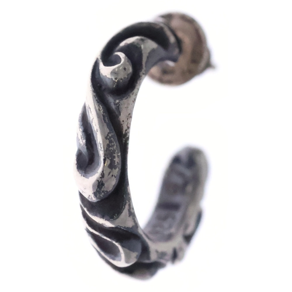 CHROME HEARTS(クロムハーツ) HOOP SCROOL スクロール フープピアス シルバー BCA102