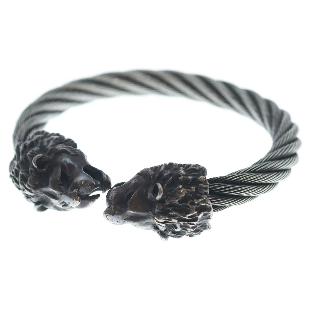 Gaboratory/Gabor(ガボラトリー/ガボール) LION STAINLESS WIRE BANGLE ライオン ステンレス ワイヤー バングル ブレスレット シルバー