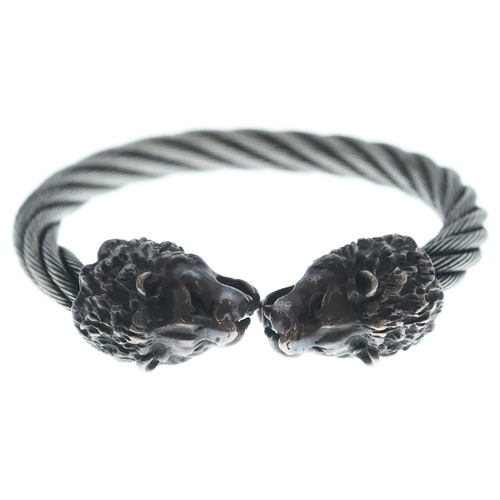 Gaboratory/Gabor(ガボラトリー/ガボール) LION STAINLESS WIRE BANGLE ライオン ステンレス ワイヤー バングル ブレスレット シルバー