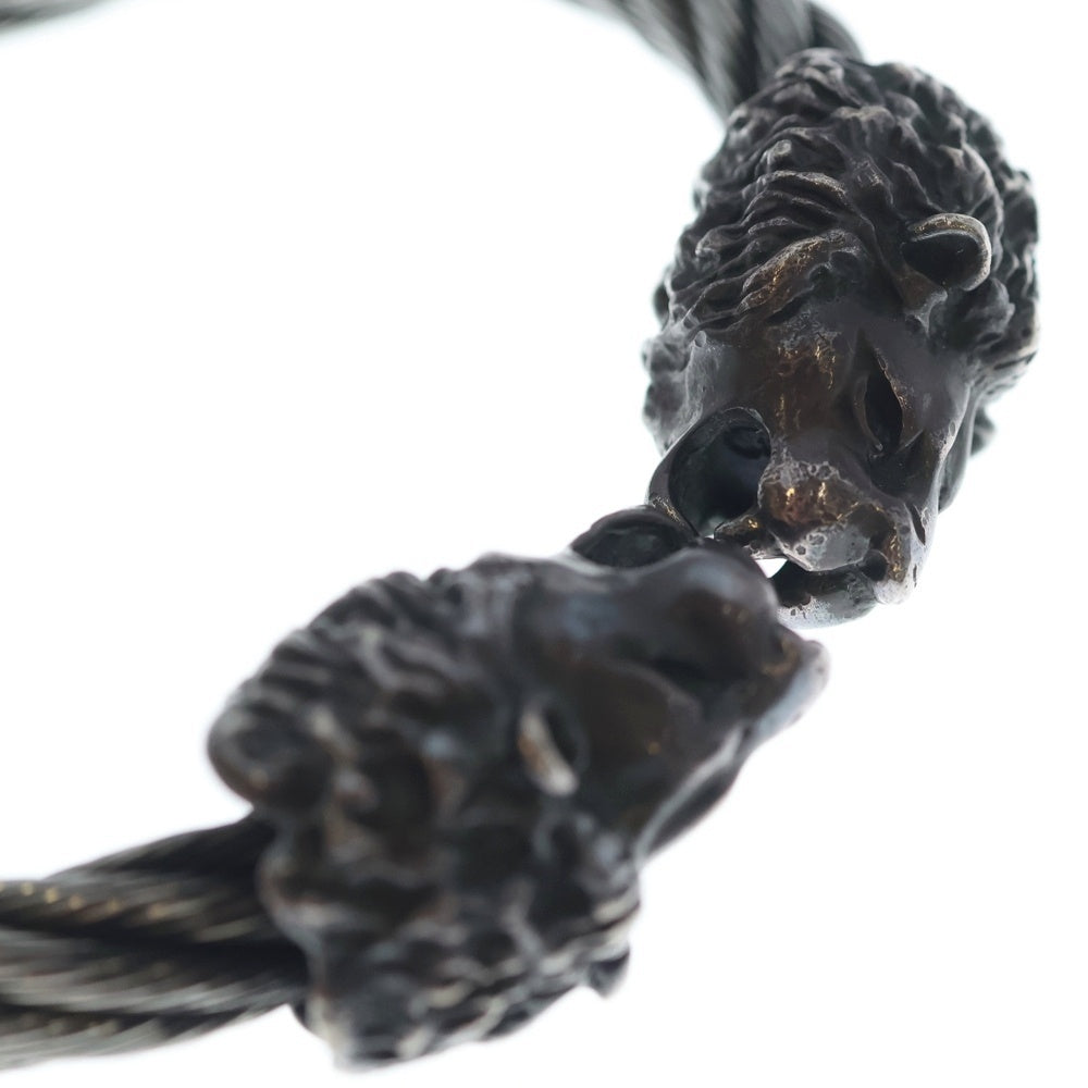Gaboratory/Gabor(ガボラトリー/ガボール) LION STAINLESS WIRE BANGLE ライオン ステンレス ワイヤー バングル ブレスレット シルバー