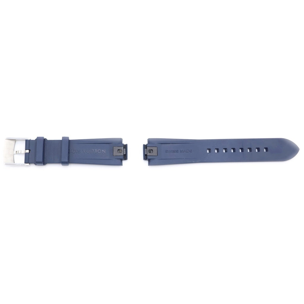 LOUIS VUITTON(ルイヴィトン) タンブール用 ラバー ストラップ 腕時計 替えベルト ネイビー R17178