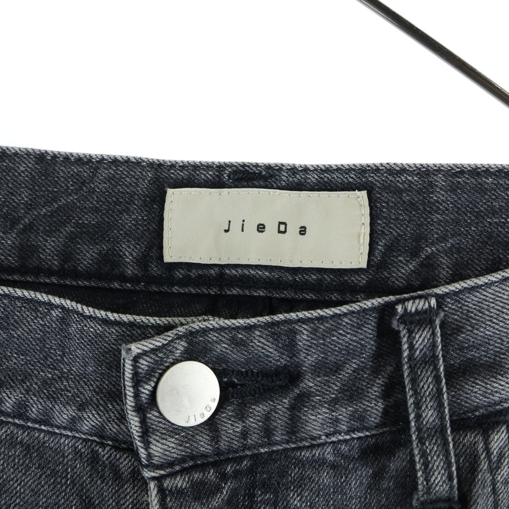 Jieda(ジエダ) 9AW 2WAY FLARE DENIM PANTS レイヤード フレア デニム パンツ グレー Jie-19AW-PT10
