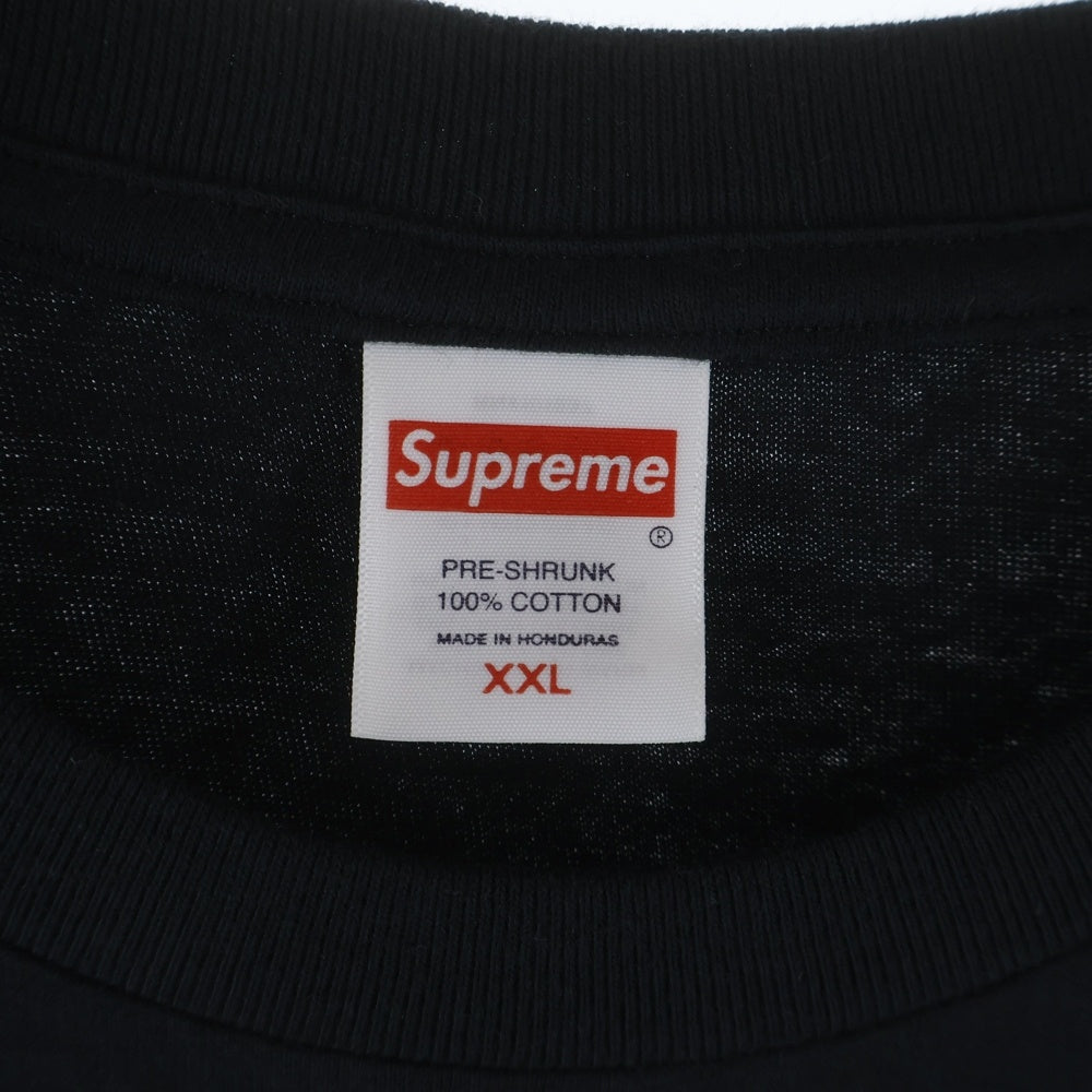 SUPREME(シュプリーム) 25SS Hardcore Tee ハードコア クルーネック カットソー 半袖Tシャツ ブラック