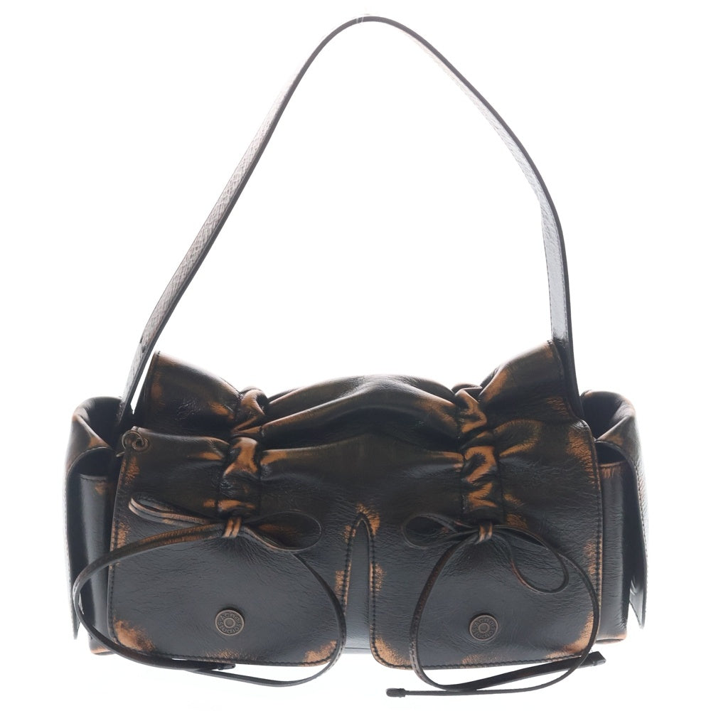 Acne studios 異素材バッグ ◇Acne Studios◇ロゴエンボス 上質 フェイクレザートートバッグ (Acne