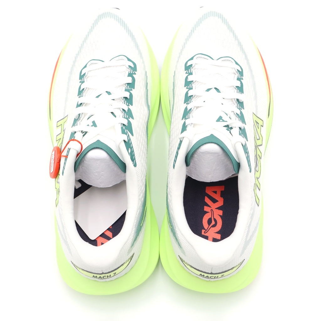 HOKA ONE ONE(ホカオネオネ) M MACH 7 WIDE マチ ワイド ローカットスニーカー イエロー US8/26cm 1171905