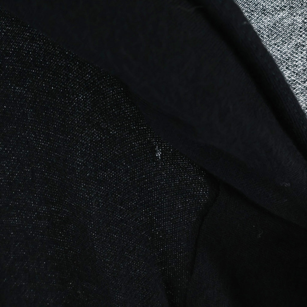Yohji Yamamoto POUR HOMME(ヨウジヤマモト プールオム) 19SS ダブルフェイス ロングフーディ ブラック HH-T78-979