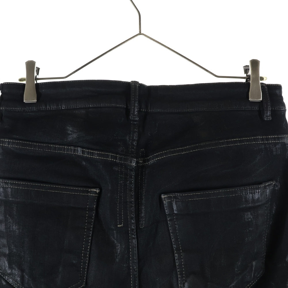 DRKSHDW(ダークシャドウ) 22AW デトロイトカット デニムパンツ ダメージジーンズ クラッシュデニム スキニー ブラック DU02B4366-SBFLS