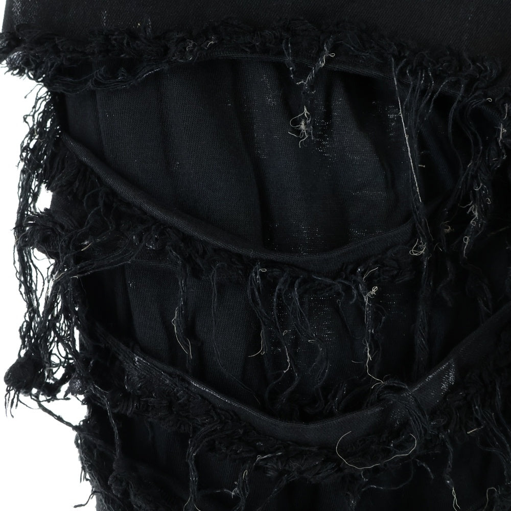 DRKSHDW(ダークシャドウ) 22AW デトロイトカット デニムパンツ ダメージジーンズ クラッシュデニム スキニー ブラック DU02B4366-SBFLS