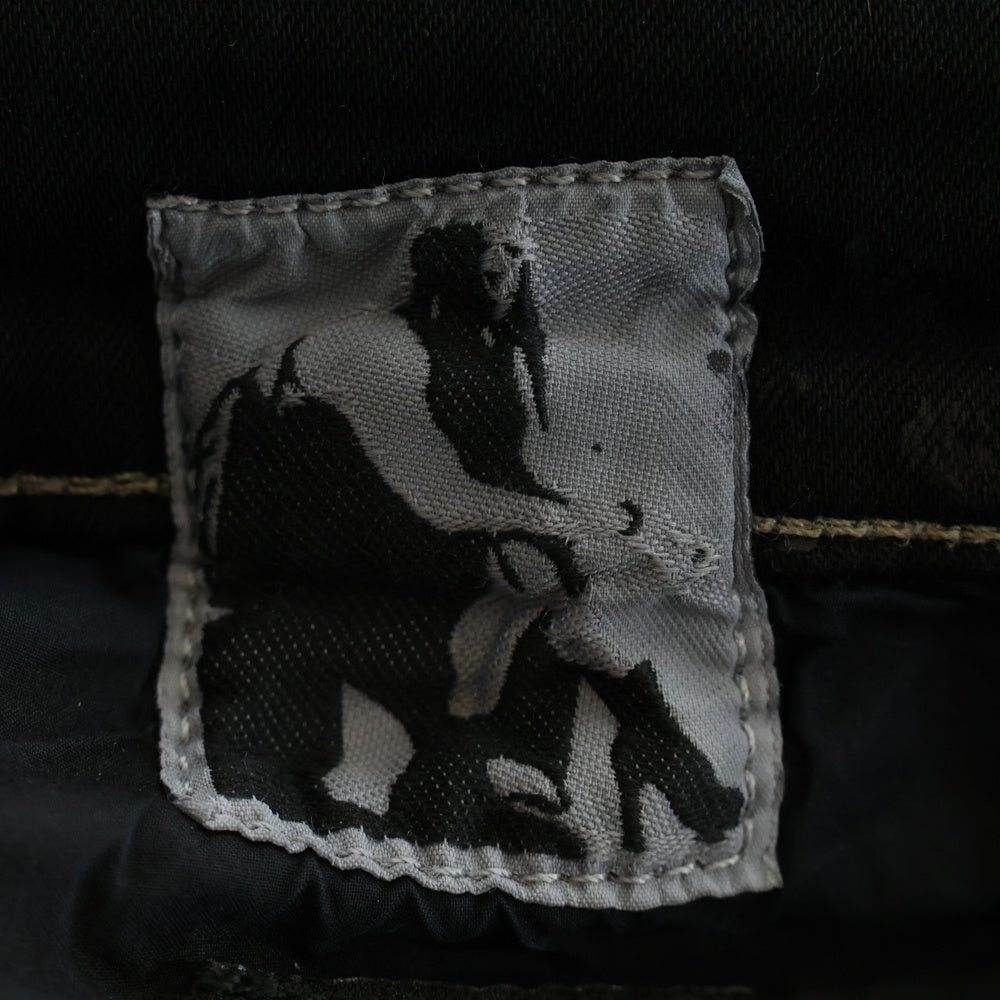 DRKSHDW(ダークシャドウ) 22AW デトロイトカット デニムパンツ ダメージジーンズ クラッシュデニム スキニー ブラック DU02B4366-SBFLS