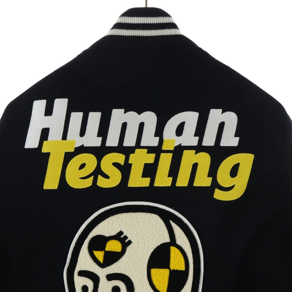 HUMAN MADE(ヒューマンメイド) 22SS ×A$AP ROCKY HUMAN TESTING PIZZA エイサップロッキー ヒューマン テスト ピザ ヴァーシティジャケット スタジャン マルチ