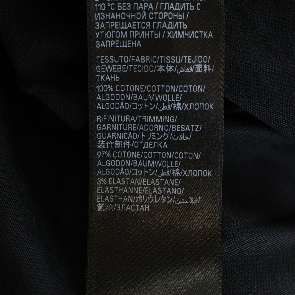 BALENCIAGA(バレンシアガ) 23SS PARIS MOON パリスムーン ユーズド加工 オーバーサイズ 半袖Tシャツ ブラック 739028 TOVE4