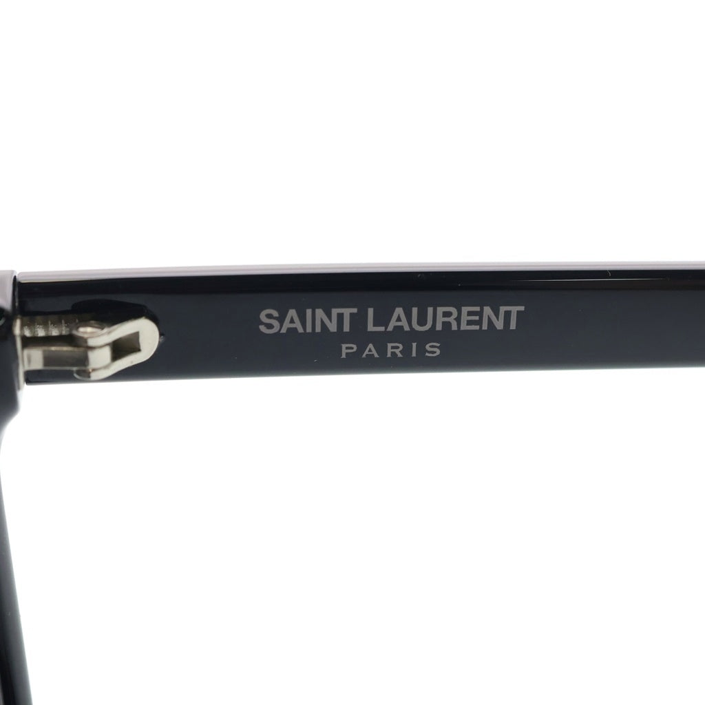 SAINT LAURENT PARIS(サンローランパリ) サイドロゴ スクエアフレーム サングラス アイウェア ブラック SL318/F