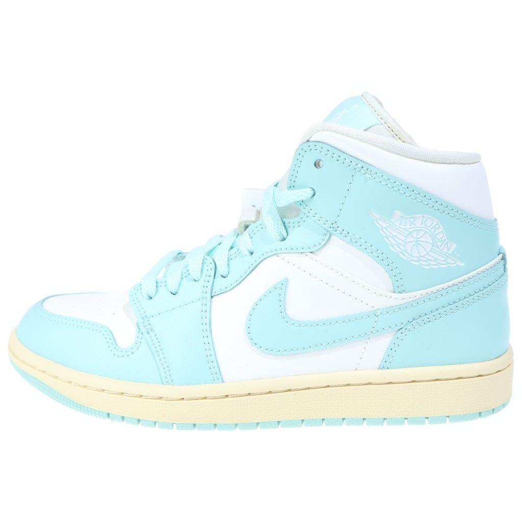 NIKE(ナイキ) WMNS AIR JORDAN 1 MID ウィメンズ エアジョーダン1 ミッドカット スニーカー ブルー US8/25cm レディース