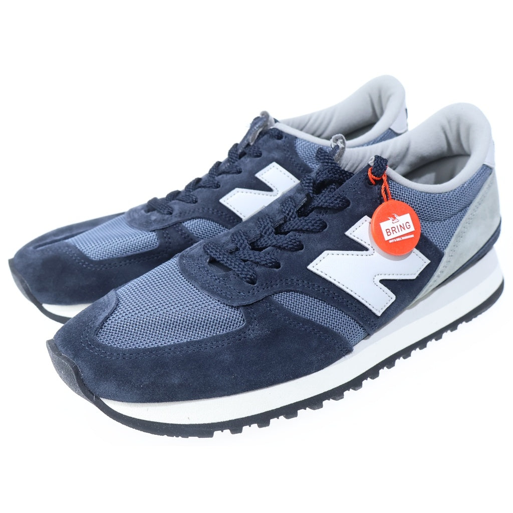 New Balance(ニューバランス) M730NNG スウェードローカットスニーカー ネイビー/グレー