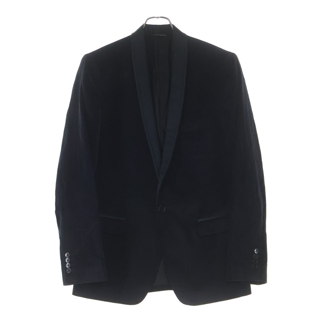 DOLCE & GABBANA(ドルチェアンドガッバーナ) Velor Tuxedo Jacket ベロアタキシードジャケット ブラック G2620T