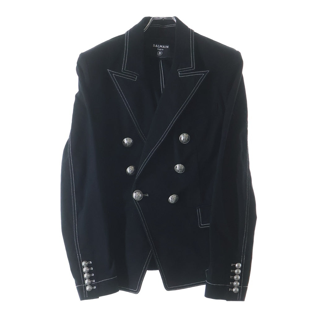 BALMAIN(バルマン) ダブルブレスト ジャケット ブラック 7110D045