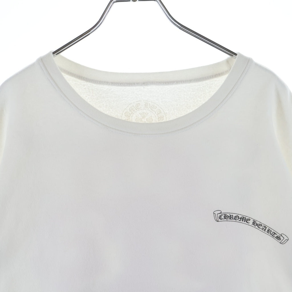 CHROME HEARTS(クロムハーツ) DAGGER EYE CHART SWTSHRT ダガーアイチャートスウェットトレーナー フローラルクロスプリント ホワイト
