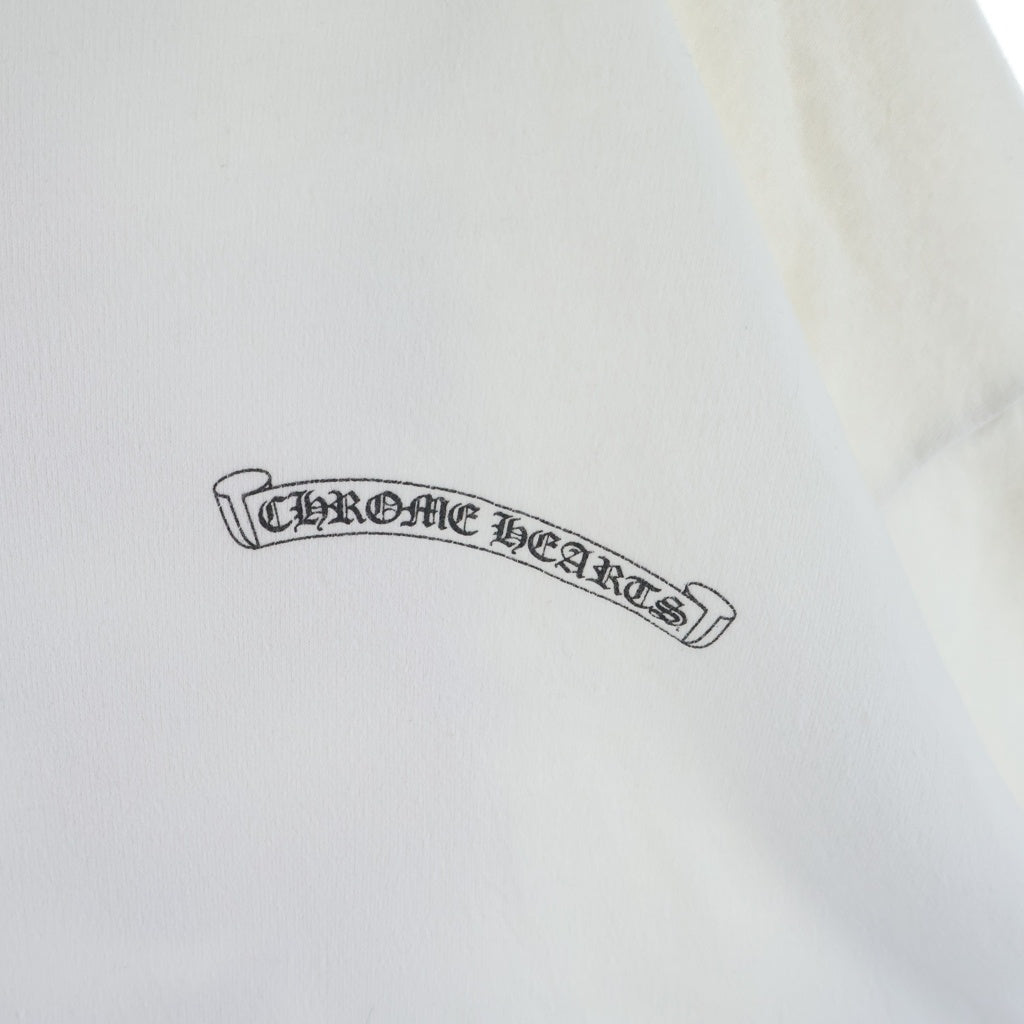 CHROME HEARTS(クロムハーツ) DAGGER EYE CHART SWTSHRT ダガーアイチャートスウェットトレーナー フローラルクロスプリント ホワイト
