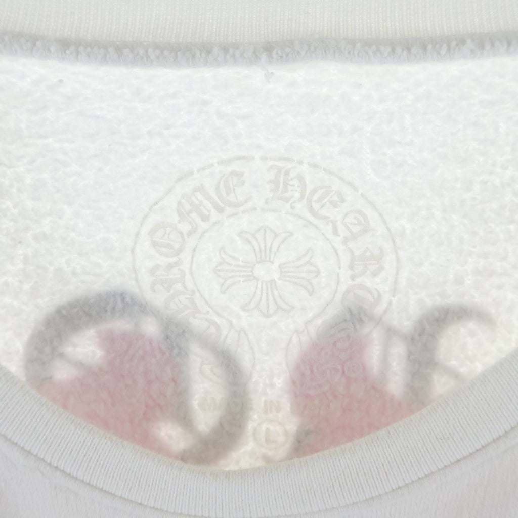 CHROME HEARTS(クロムハーツ) DAGGER EYE CHART SWTSHRT ダガーアイチャートスウェットトレーナー フローラルクロスプリント ホワイト